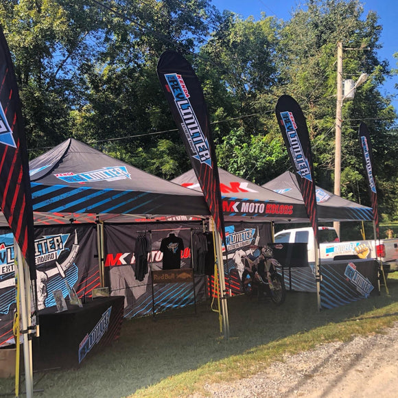 Custom Racing Flags - Pit Flags - Feather, Teardrop, Block – FLEX Racing