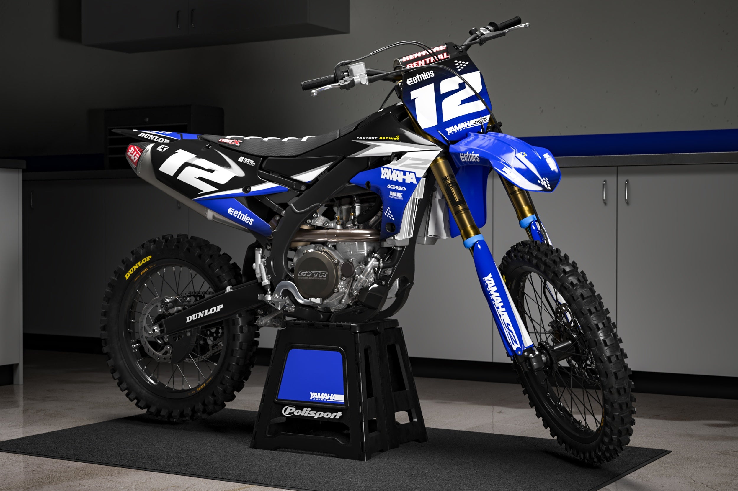 Vendetta Racer Yamaha 'Vendetta Blue' Kit – FLEX Racing